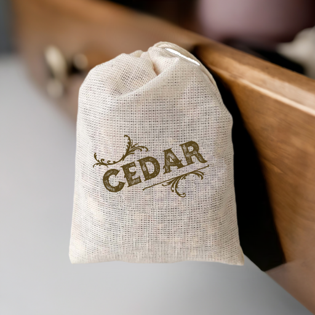 Cedar Sachet - 3 Pack for Closet, garment bag or Drawer