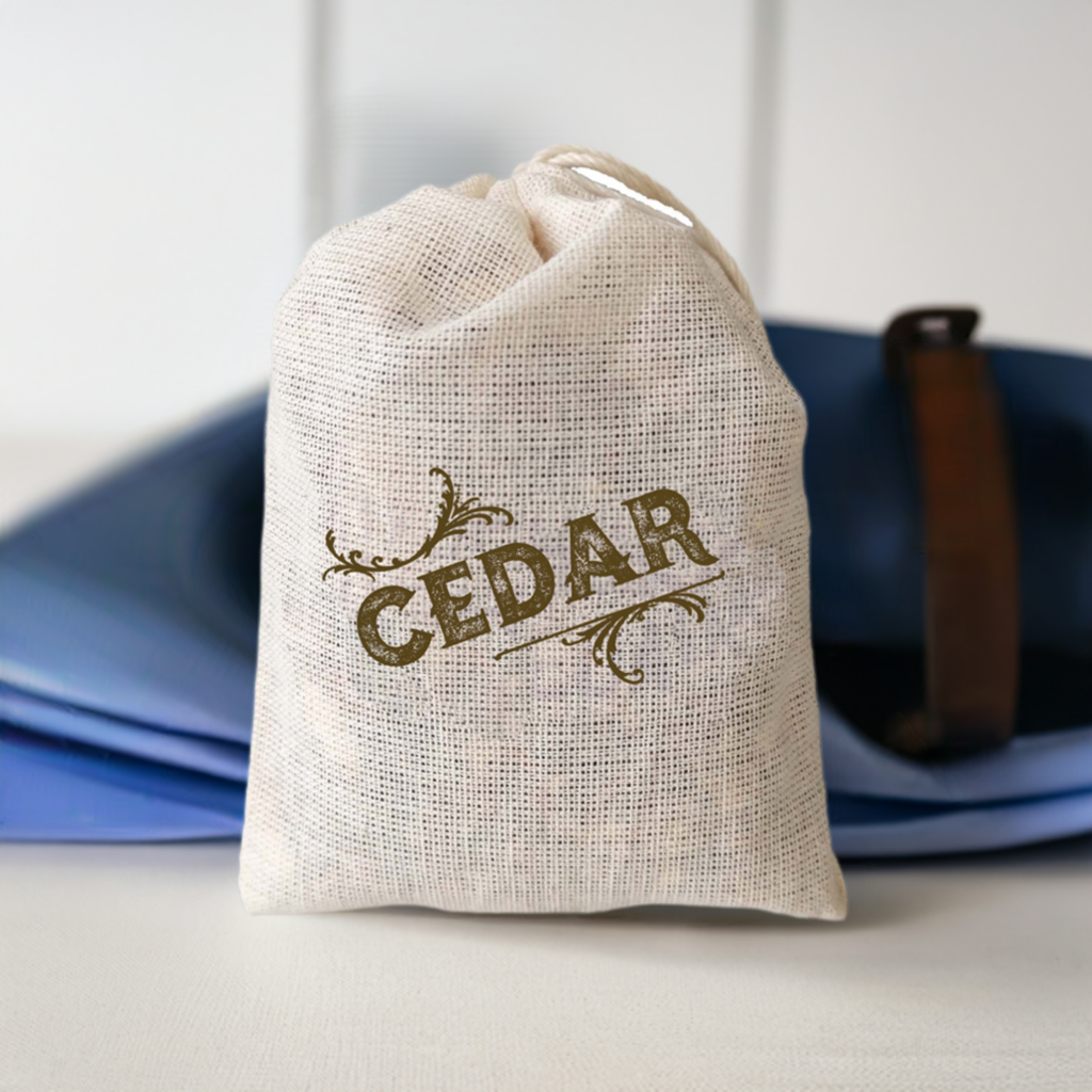 Cedar Sachet - 3 Pack for Closet, garment bag or Drawer