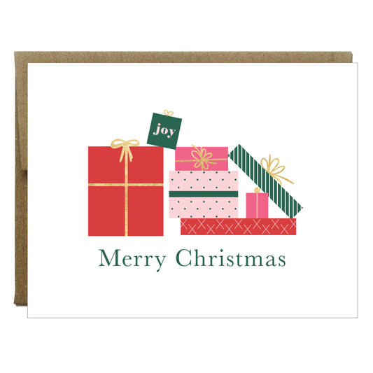 Christmas Presents Greeting Card - 8 pack