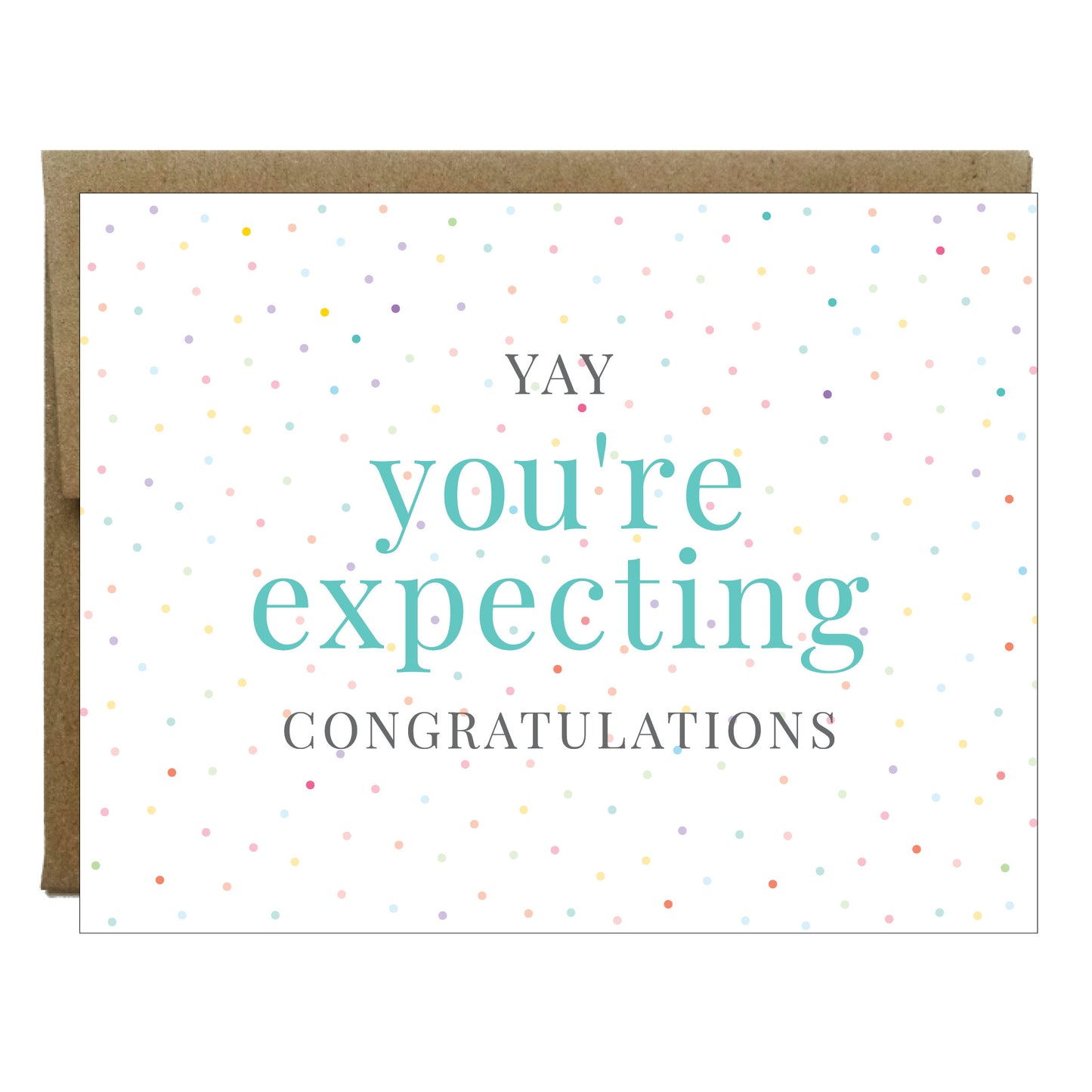 Bonjour bébé rétro Carte de vœux