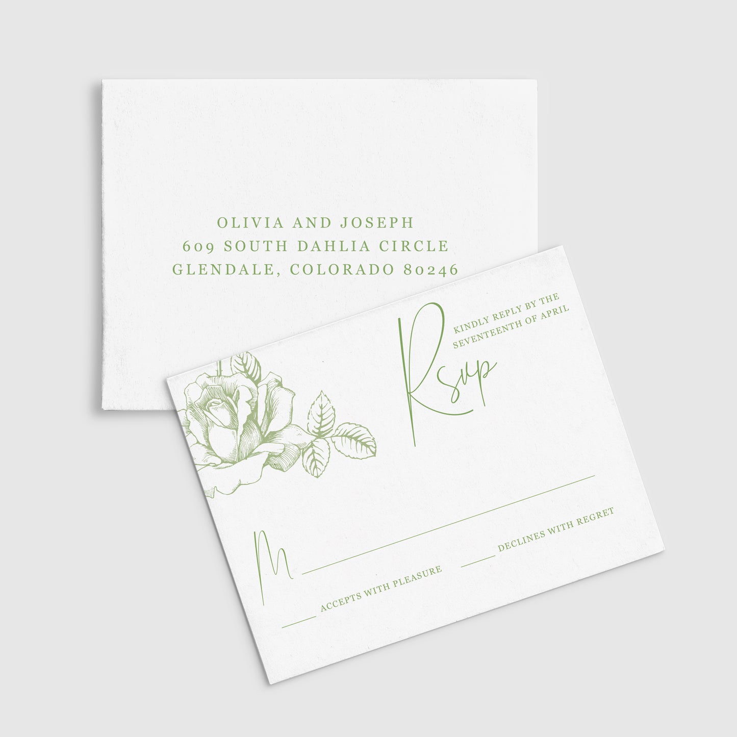 Botanical Wedding Invitation