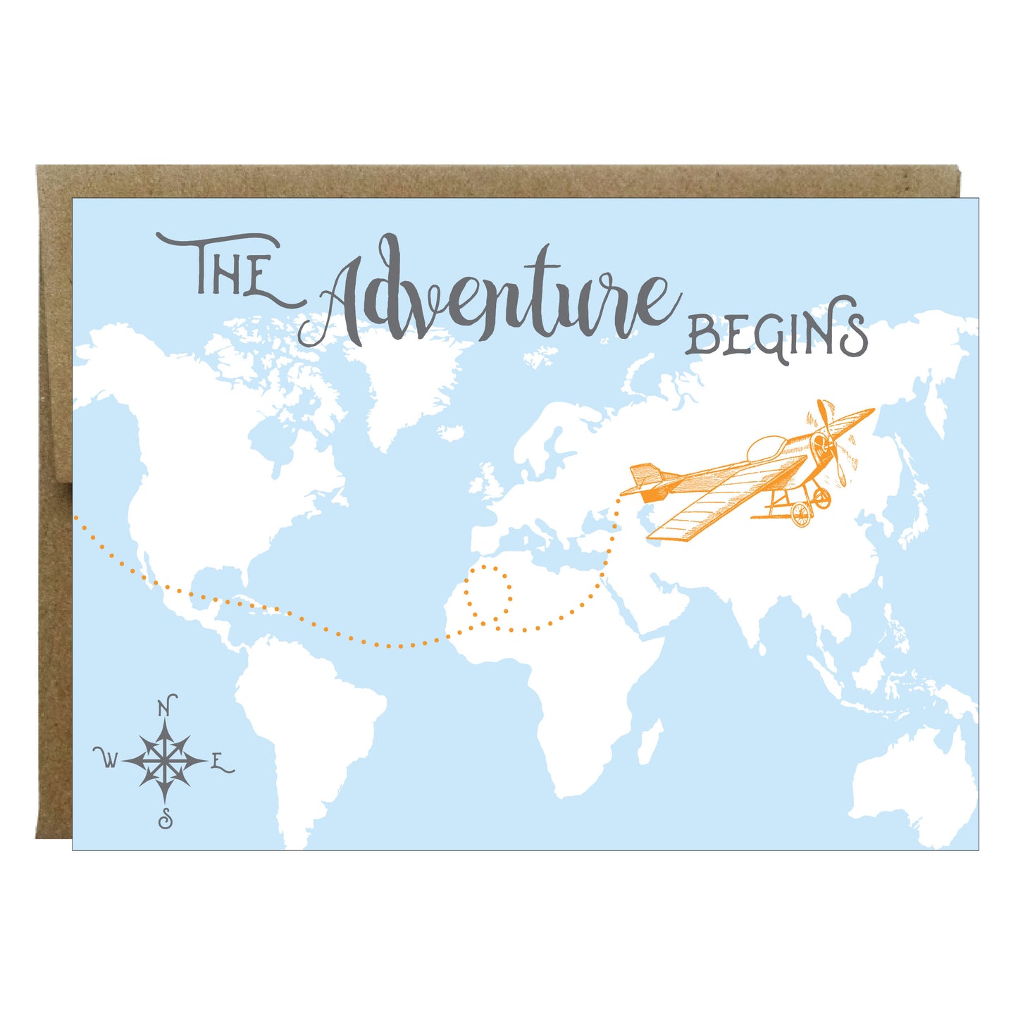 The Adventure Begins Greeting Card