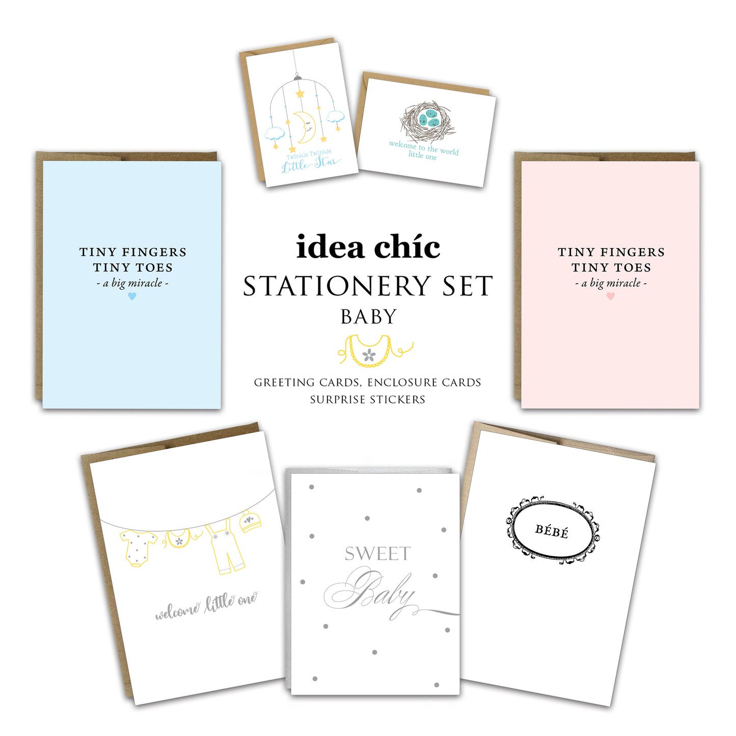 Baby Stationery Set - Idea Chíc