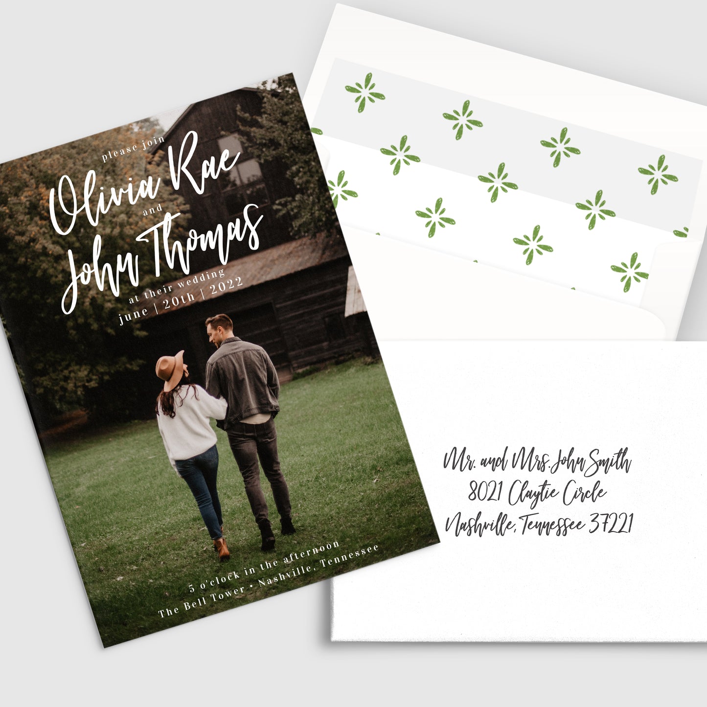 Photograph Wedding Invitation