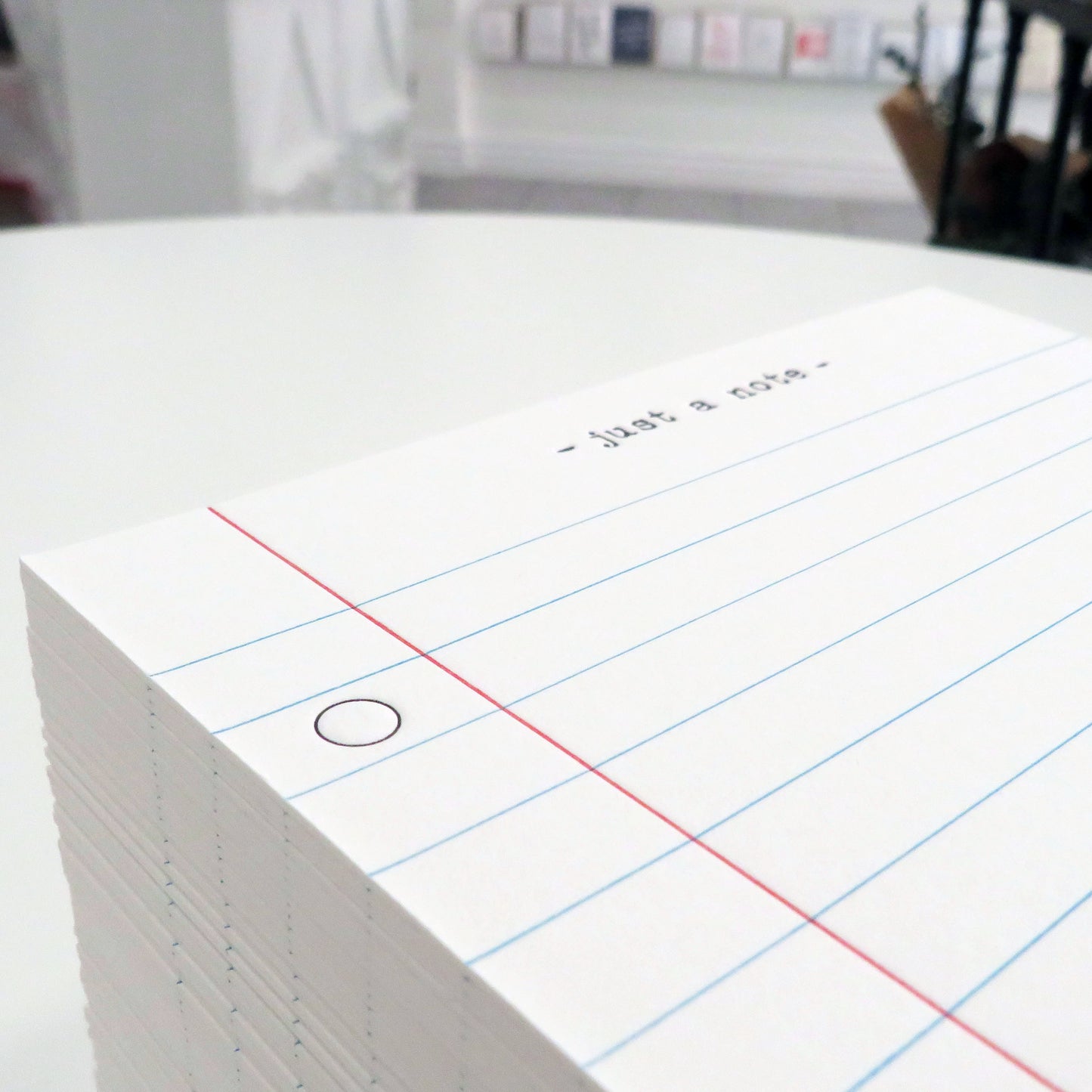 Idea Chíc Style College Ruled Letterpress Stationery - 5 pack - Idea Chíc