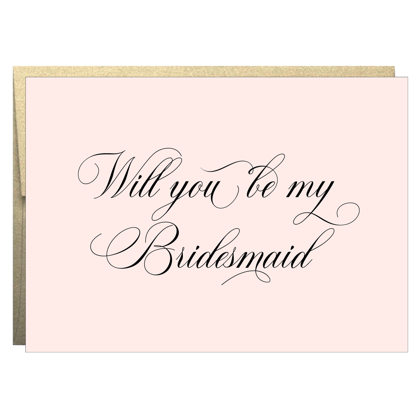 Will You Be My Bridesmaid Greeting Card - Idea Chíc