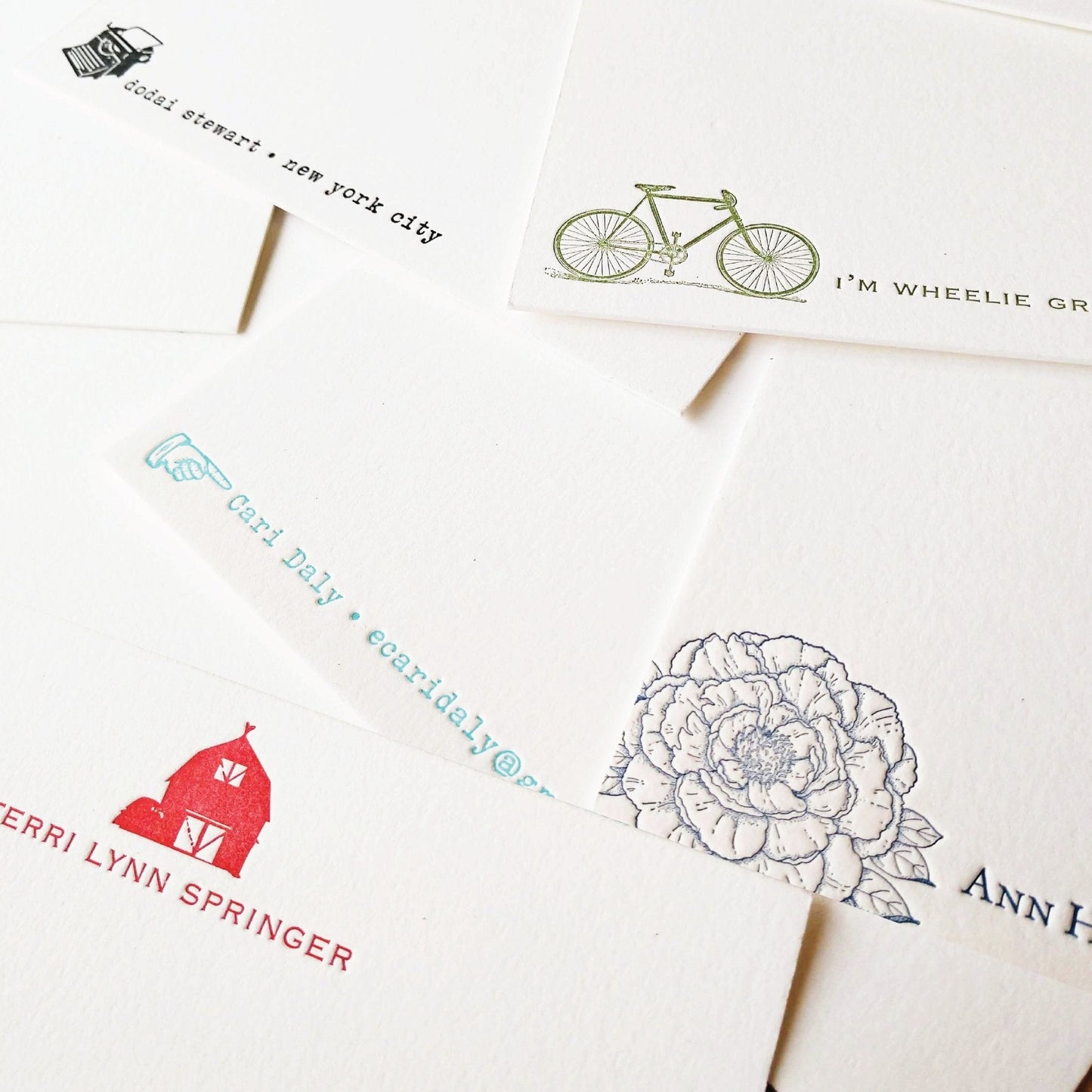 Custom Letterpress Social Stationery - Idea Chíc