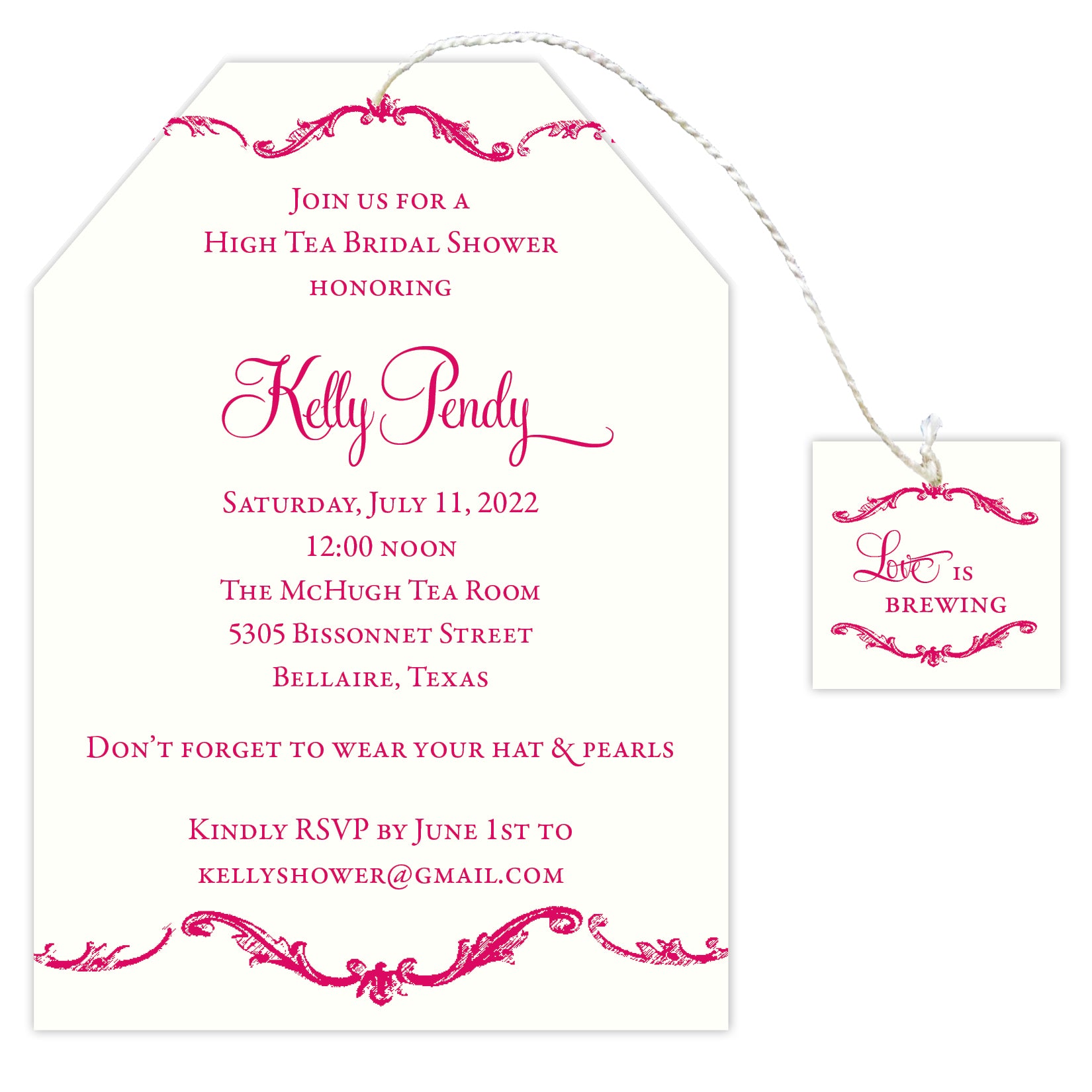 tea party invitation dress code wording Ideas & Wording for The Perfect Tea Party Invitations