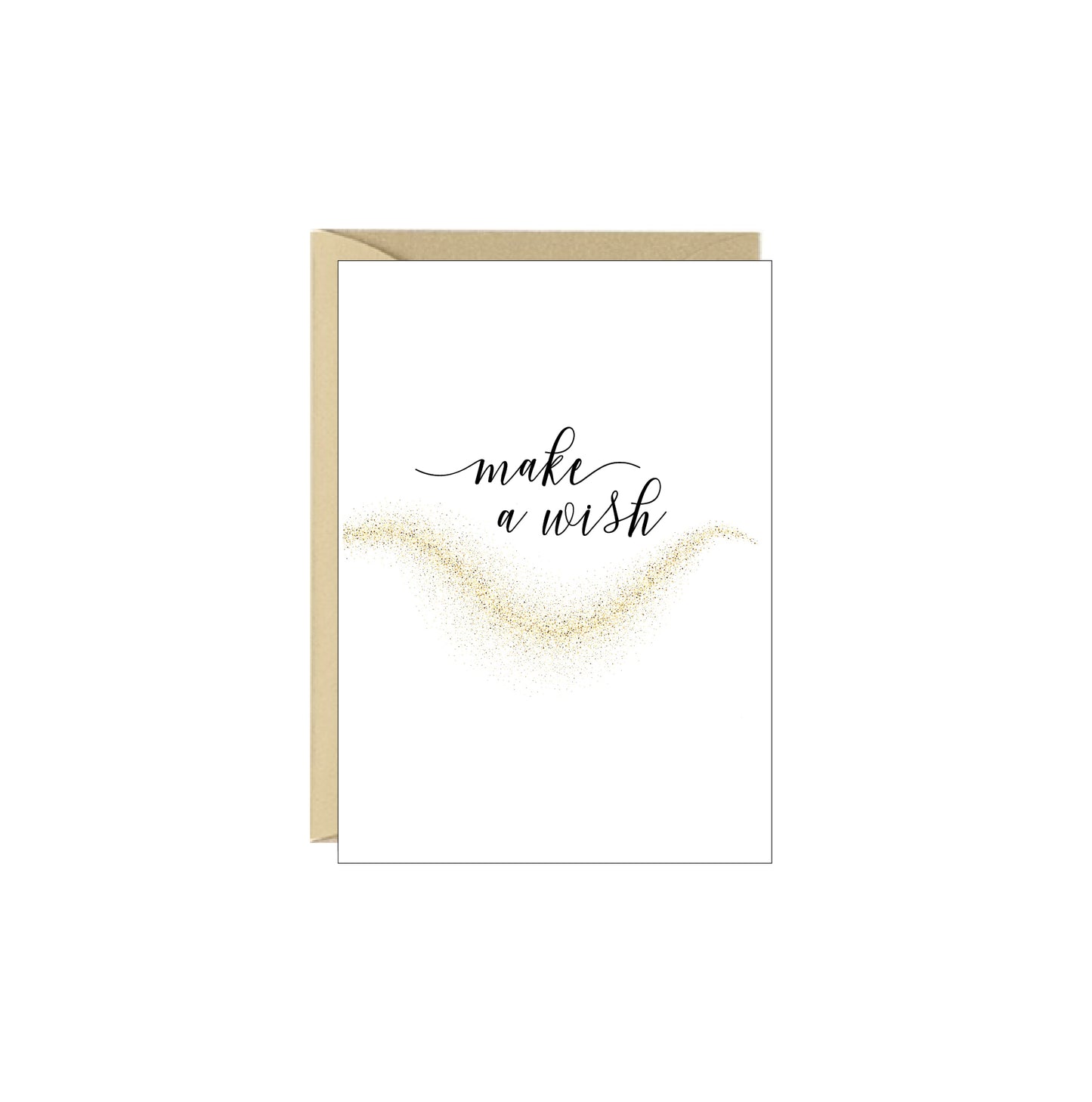 Carte d'accompagnement - Make A Wish l Anniversaire ou Célébration - 4 pack