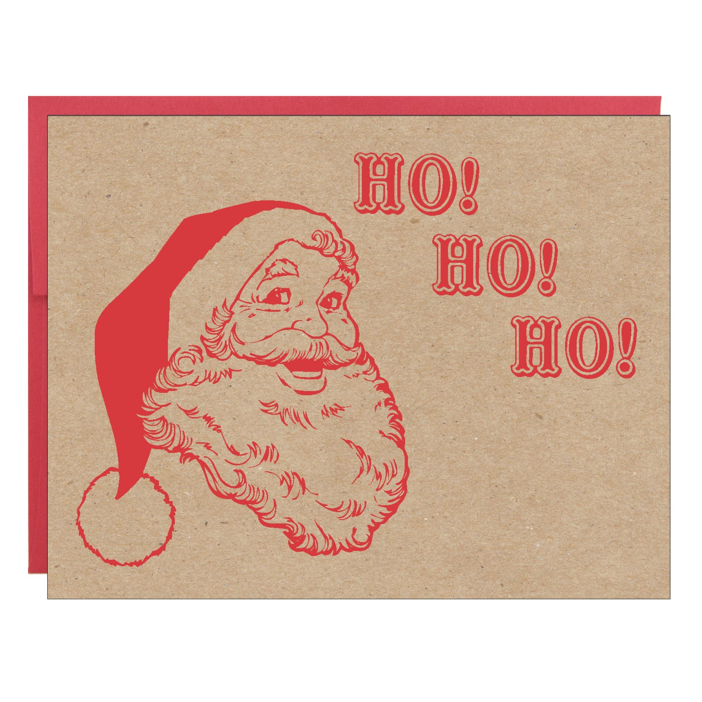 Ho! Ho! Ho! Santa Holiday Greeting Card - Idea Chíc