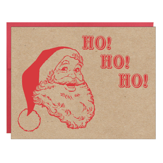 Ho! Ho! Ho! Santa Holiday Greeting Card - Idea Chíc