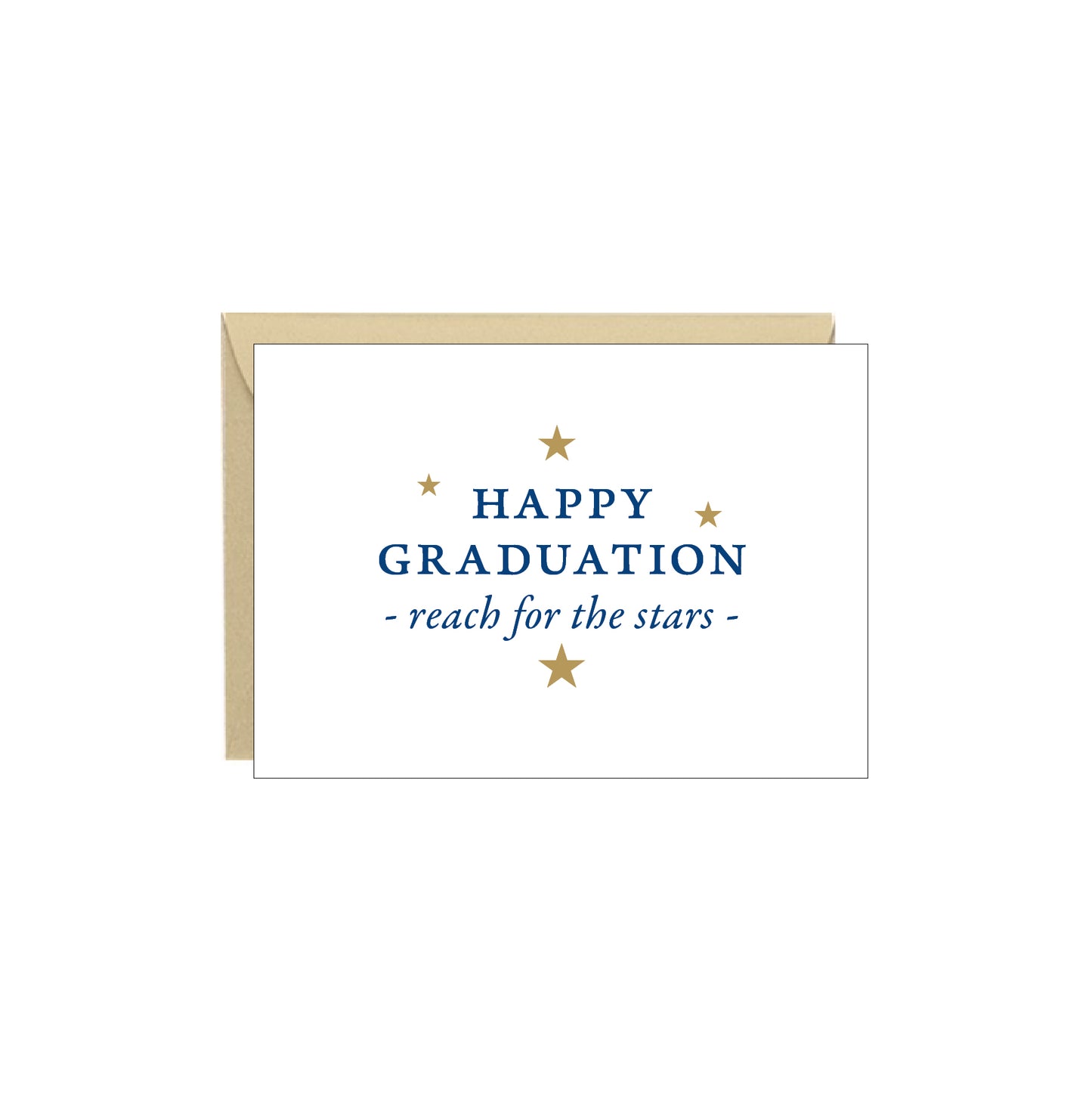 Carte d'accompagnement - Happy Graduation Reach for the Stars - paquet de 4