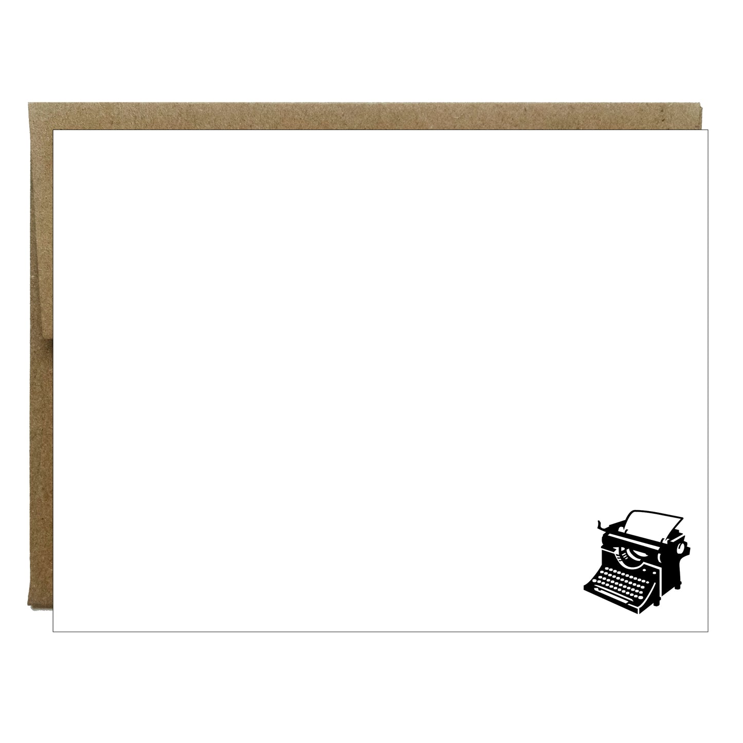 Vintage Typewriter Note Cards Letterpress Printed - 5 pack - Idea Chíc