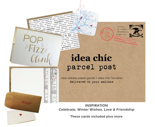The Idea Chíc Winter Parcel Post Contents & Inspiration