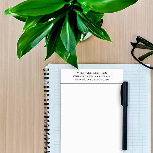 Traditional Stationery, Tailored to His Style