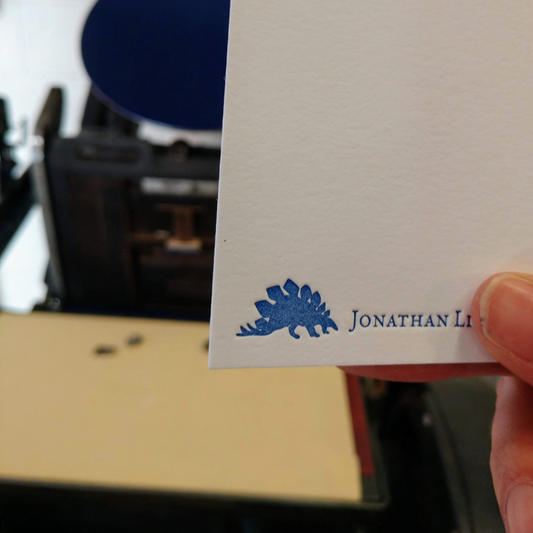 Personalized Letterpress Stationery for Men of All Ages