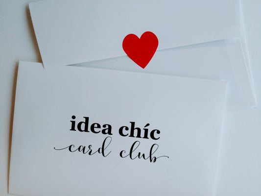 Introducing Idea Chíc Card Club