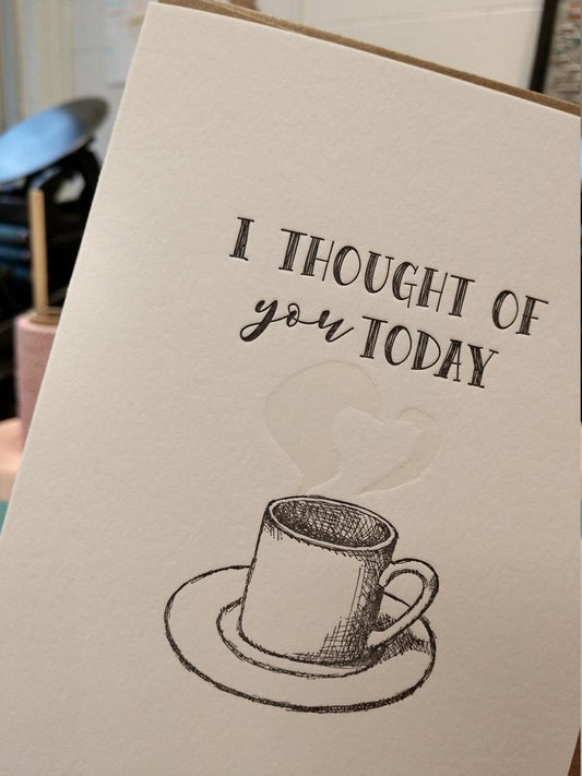 Making the ''I Thought of You Today'' Letterpress Greeting Card [video]