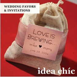 Handmade Wedding Invitations, Favors and Unique Wedding Party Gifts