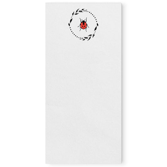 Bloc de notas de mariquita