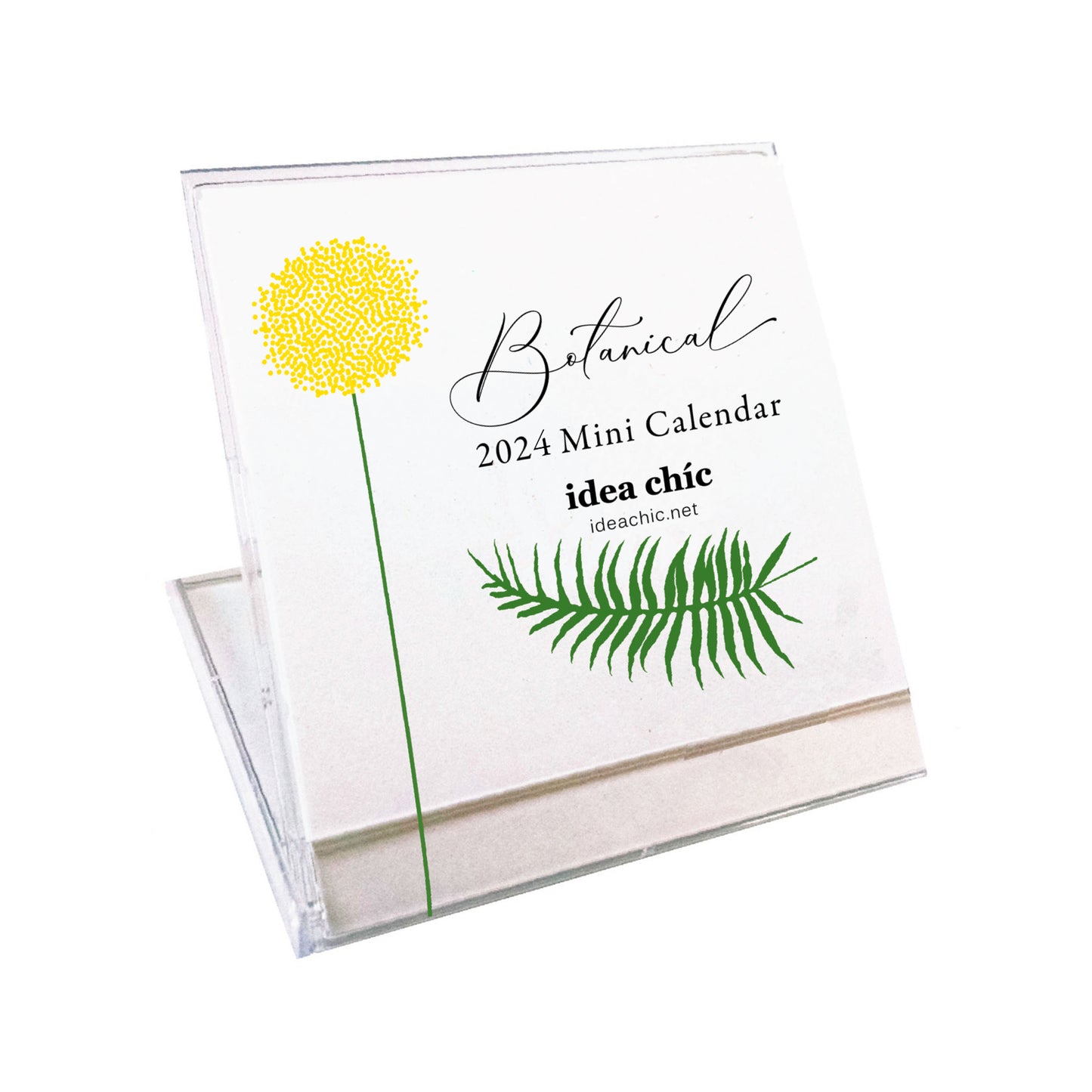 2024 Idea Chíc Botanical Mini Desk Calendar