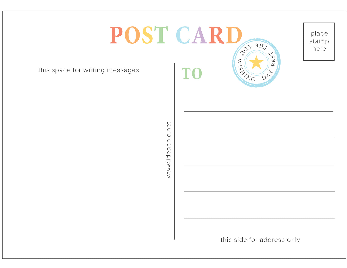 Happy Birthday Banner Postcards - Pack of 10