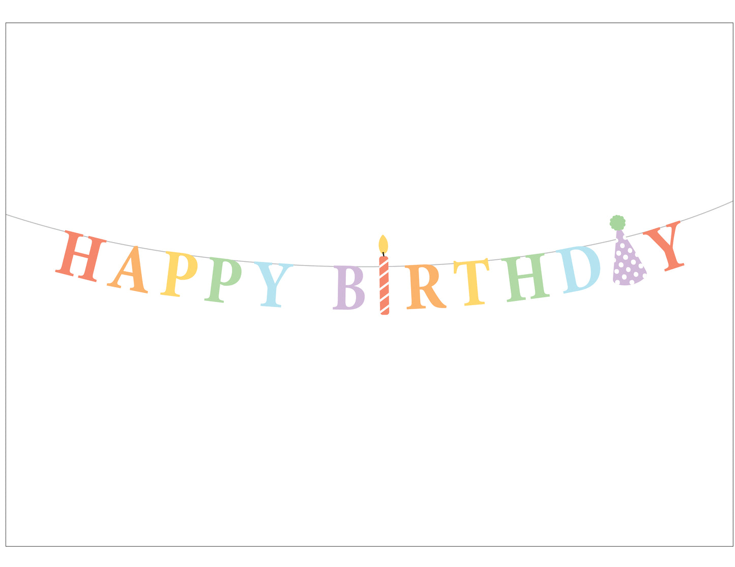 Postales con velas de feliz cumpleaños - Paquete de 10