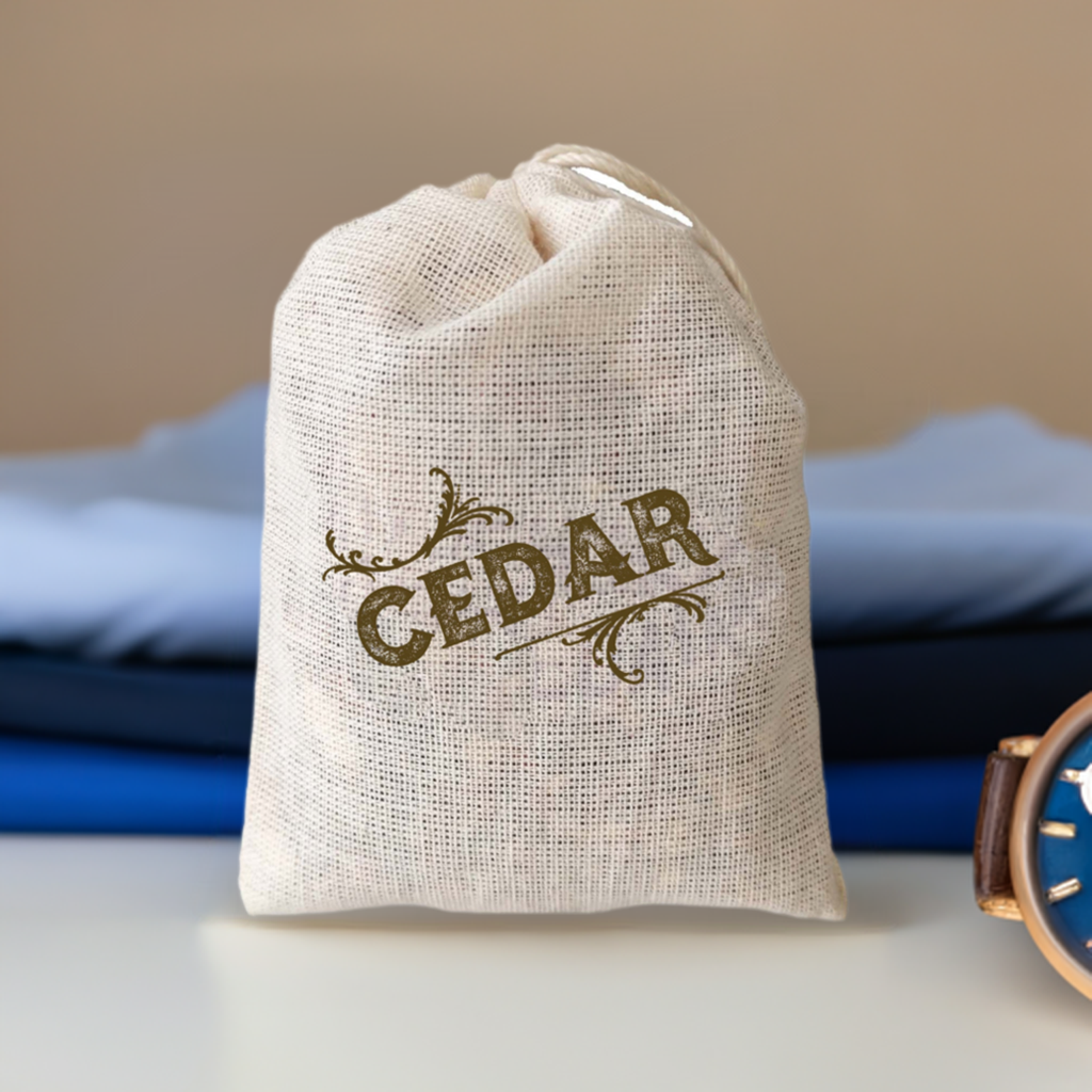 Sachet de cèdre - Paquet de 3 pour placard, sac à vêtements ou tiroir
