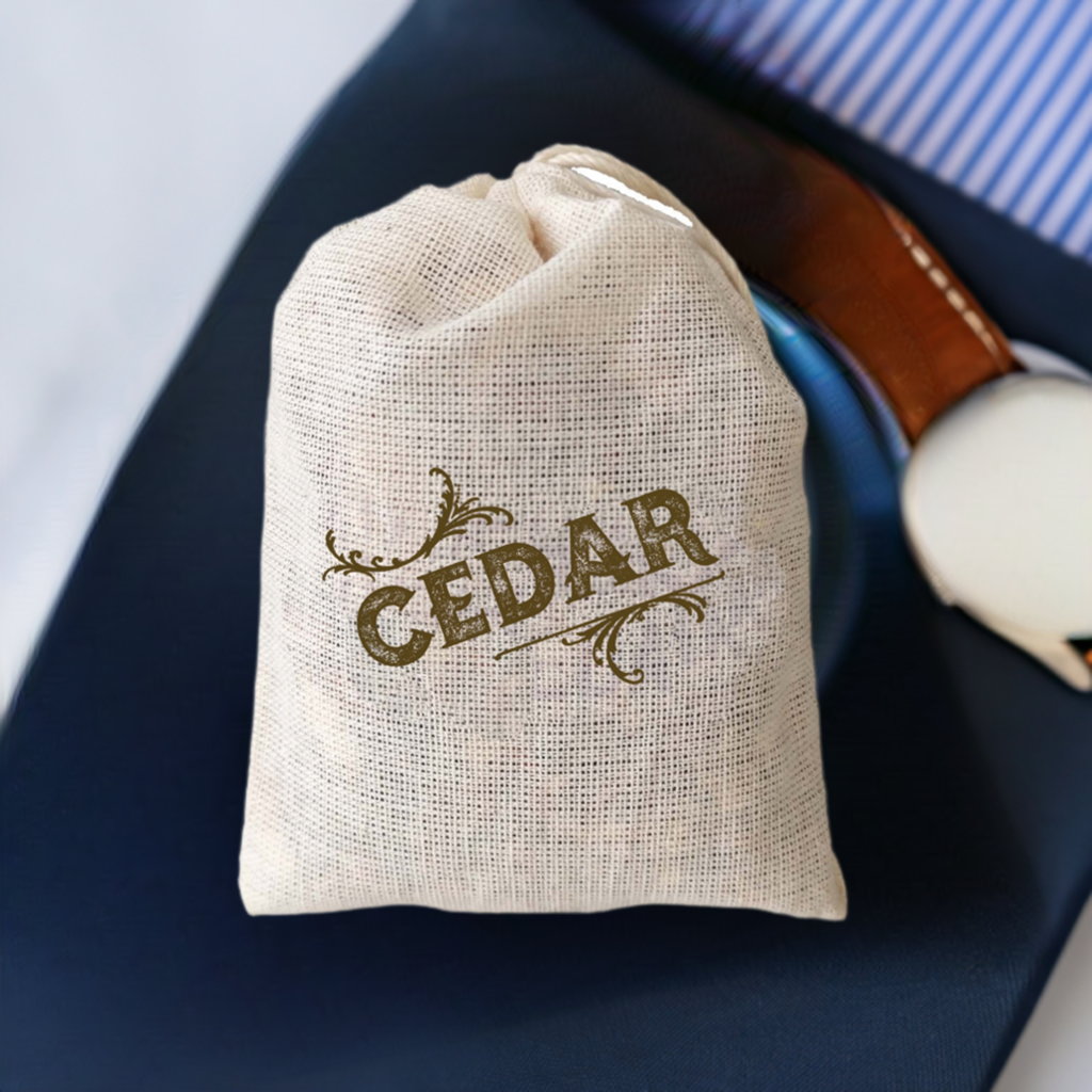 Cedar Sachet - 3 Pack for Closet, garment bag or Drawer