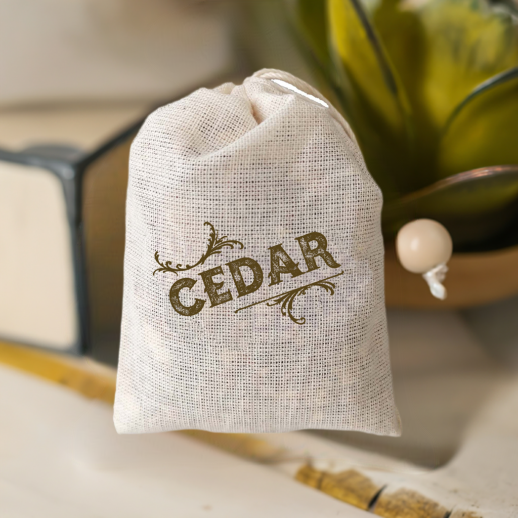 Sachet de cèdre - Paquet de 3 pour placard, sac à vêtements ou tiroir