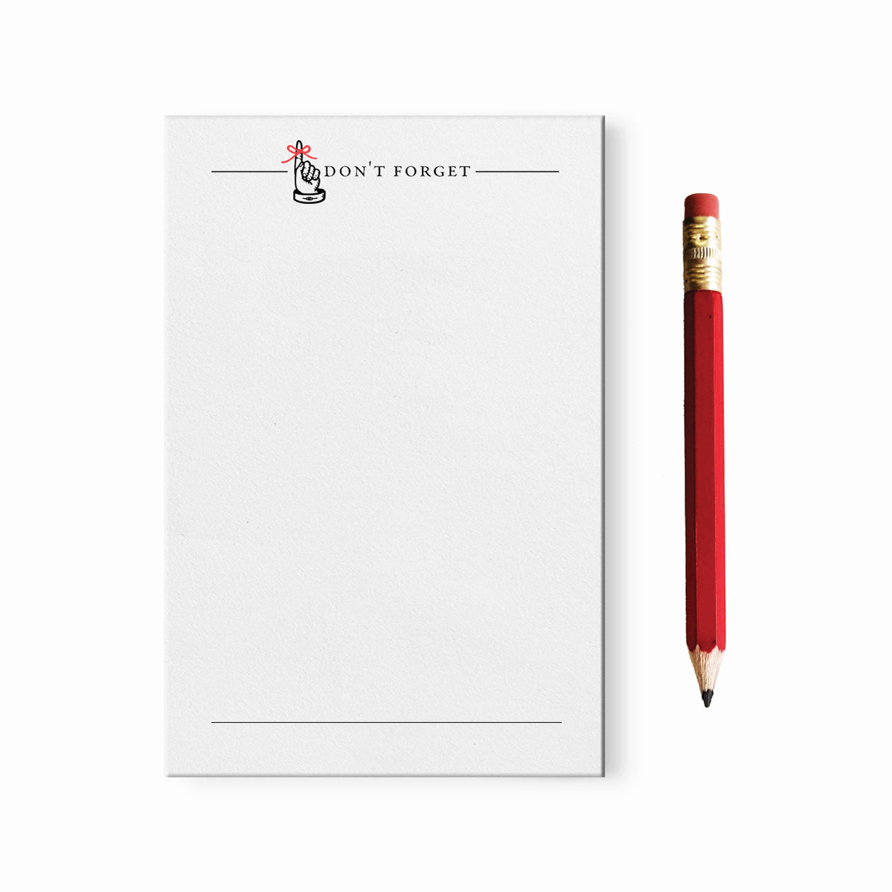 Mini Don’t Forget Notepad with Red Pencil