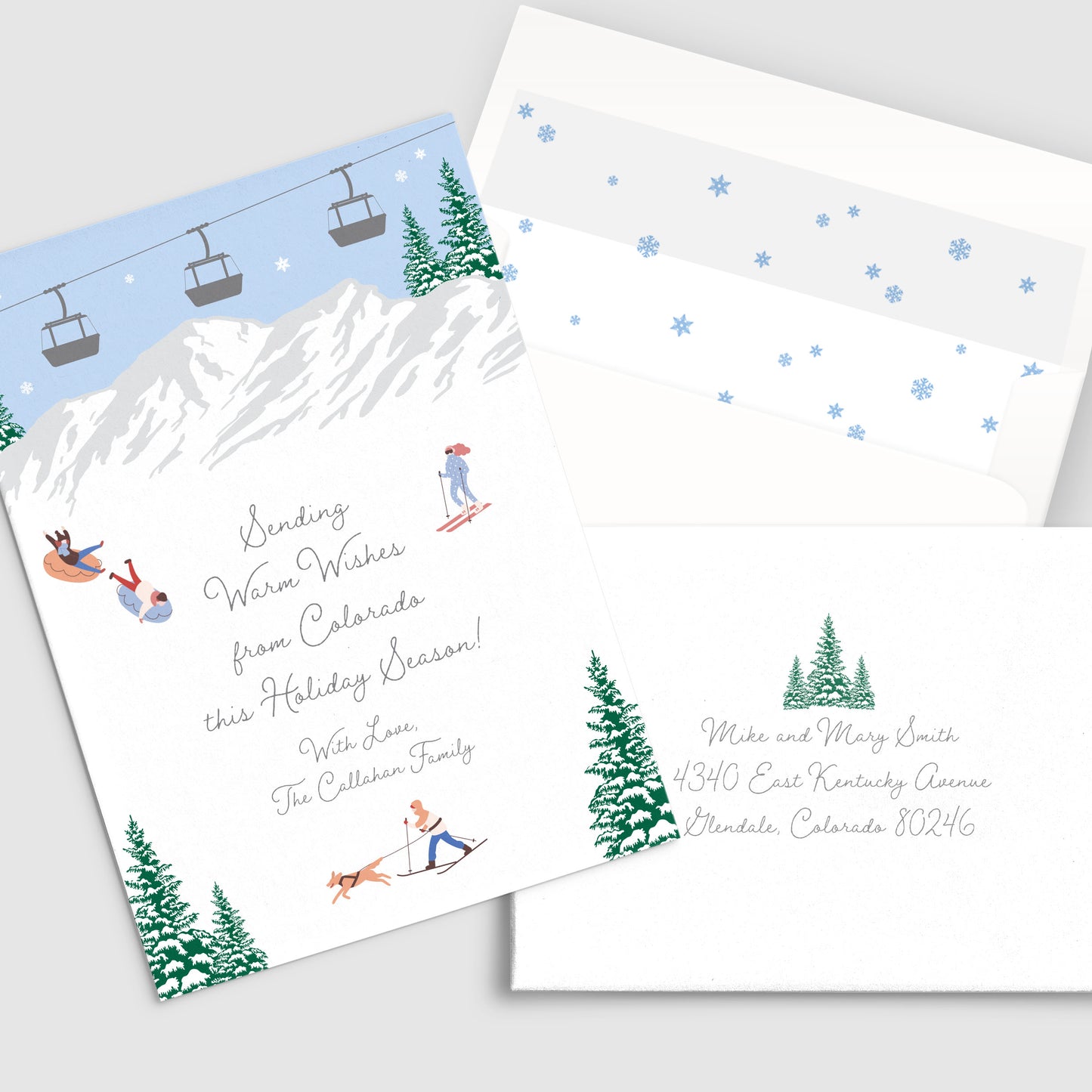 Carte photo de joyeuses fêtes