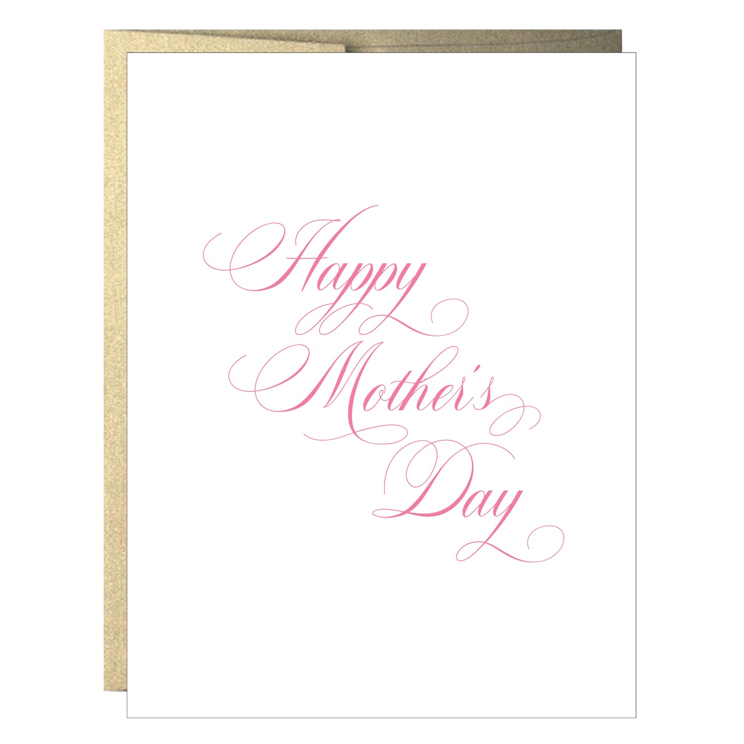 Classic Script Happy Mother's Day Card
