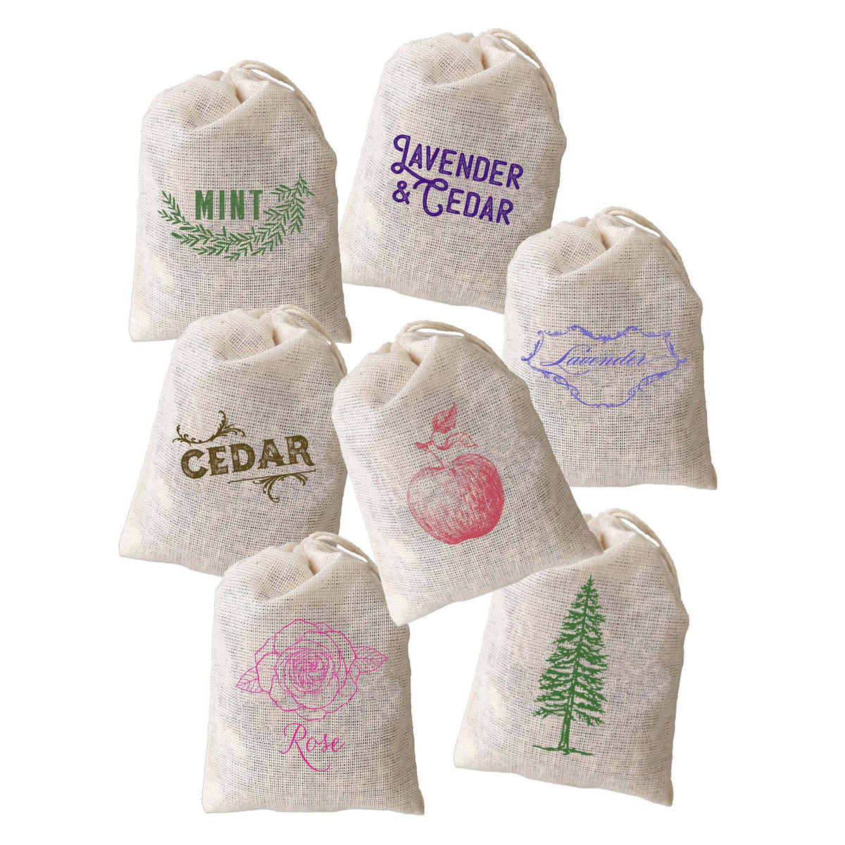 Handcrafted Sachet Sachet Sampler - 7 Pack for Home or Gift – Idea Chíc