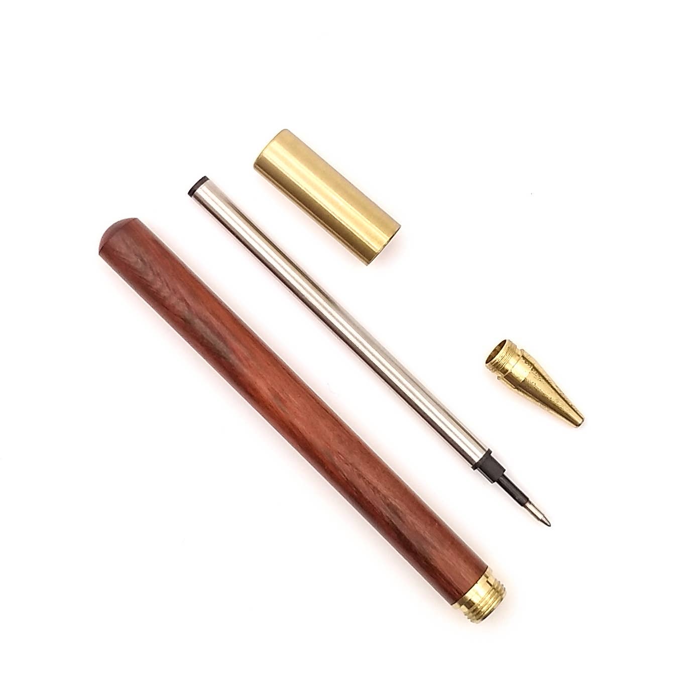 Stylo roller en bois, encre gel fantaisie, gravé