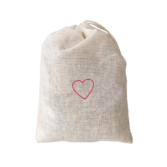 Heart Lavender Sachet - 3 Pack for Fresh Laundry or Drawers