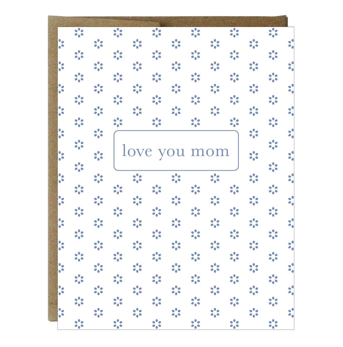Tarjeta de feliz día de la madre con guión clásico