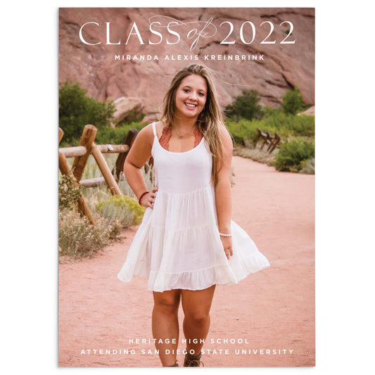 Senior Photo Graduation Announcement