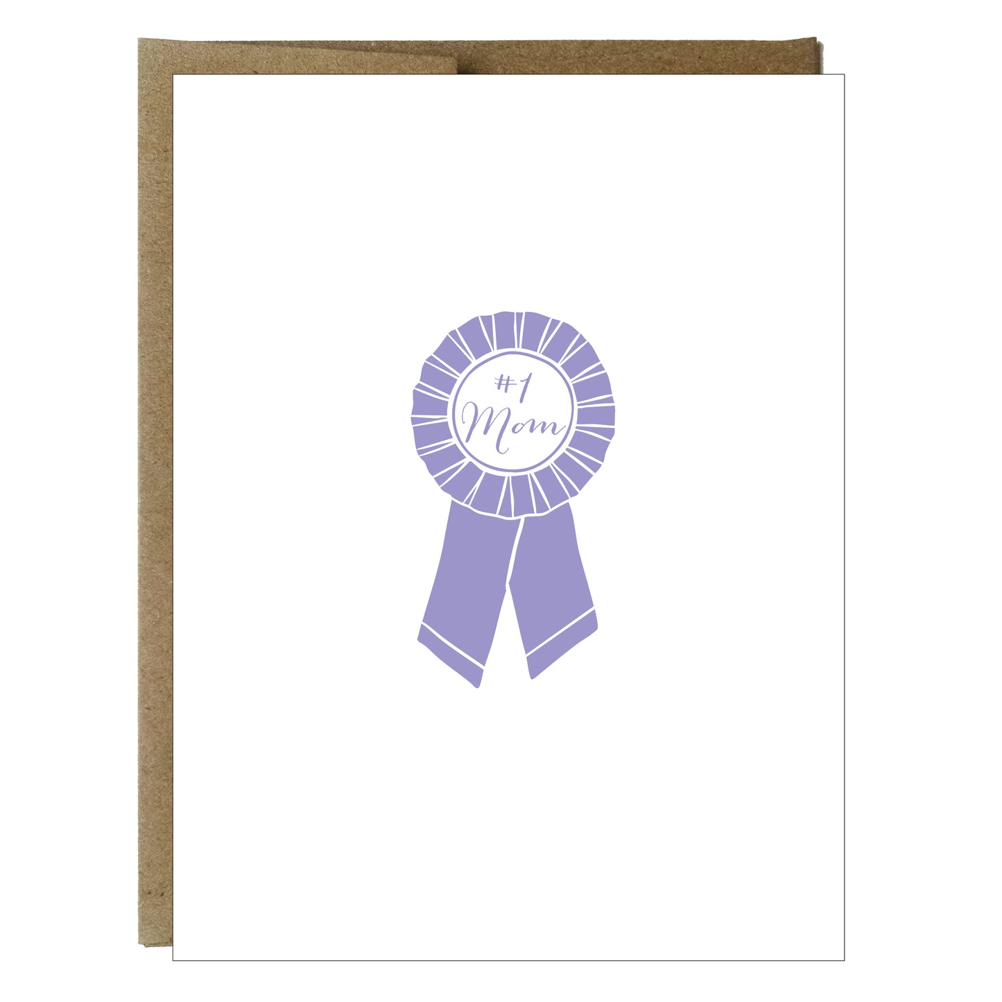 Tarjeta de feliz día de la madre con guión clásico