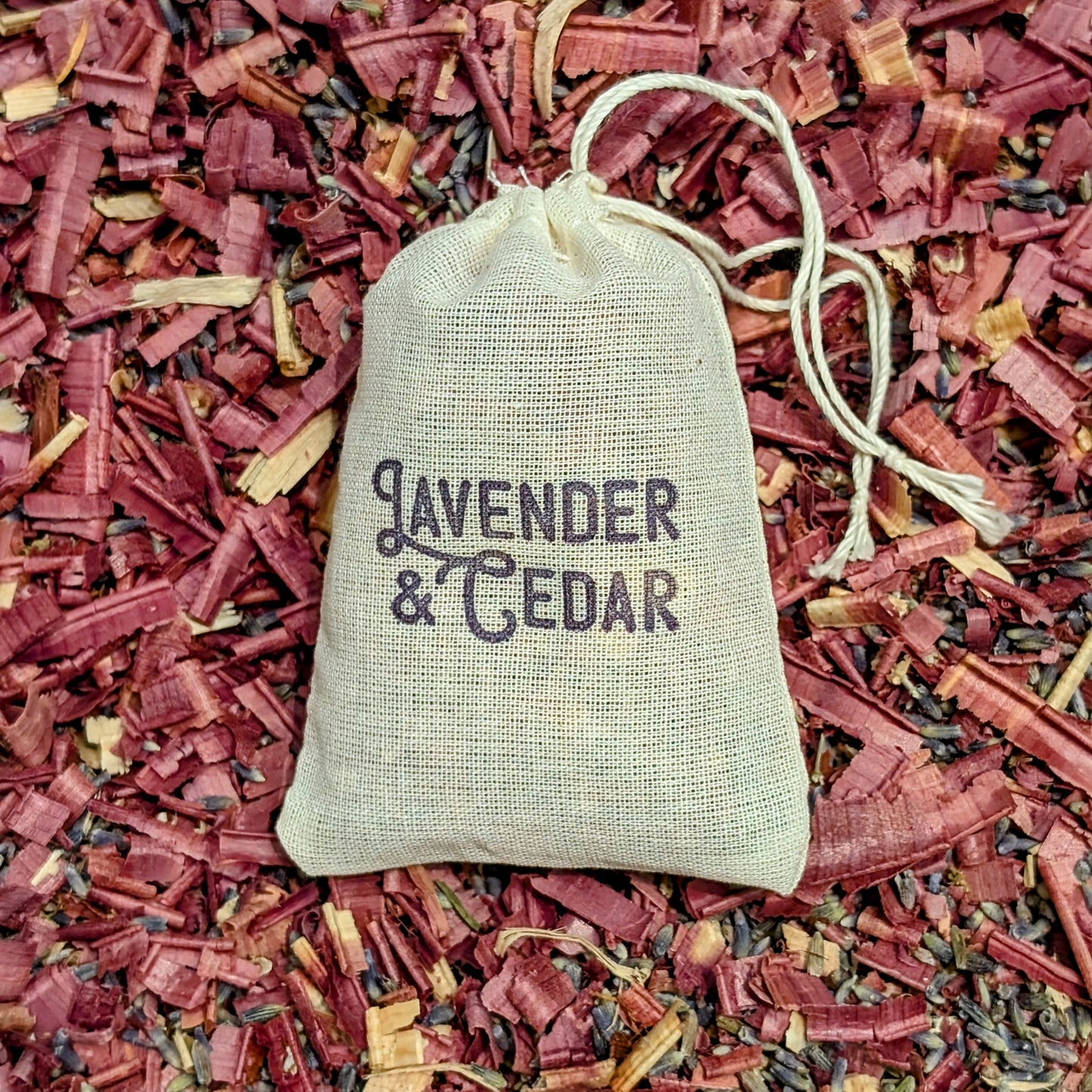 Lavender & Cedar Sachet - 3 Pack for Closet, Garment Bag or Drawer