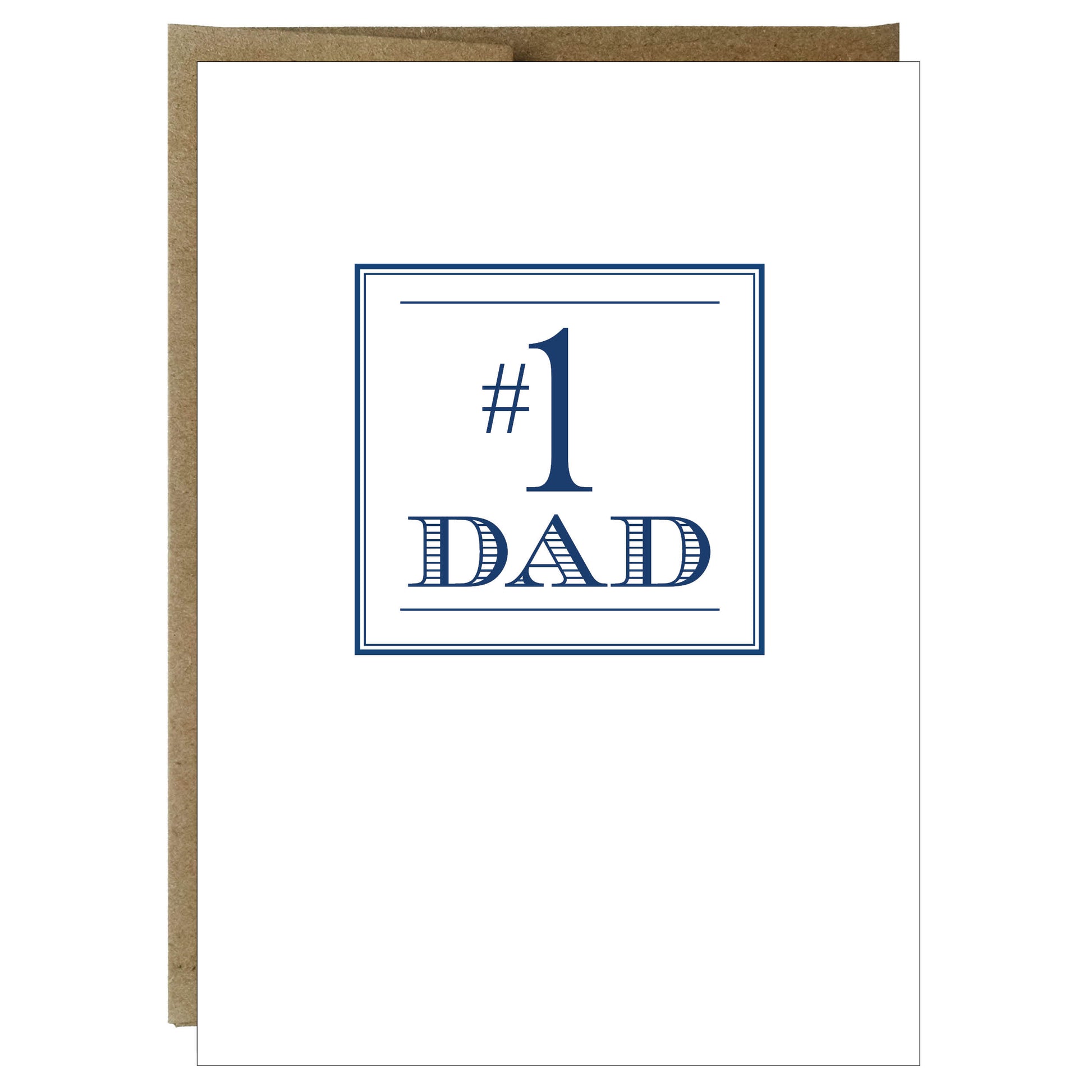 Number One Dad Greeting Card - Idea Chíc