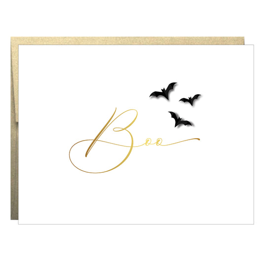 Boo Halloween Greeting Card