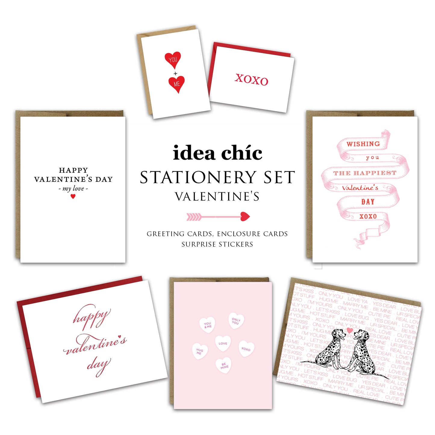 Valentine’s Day Stationery Set - Idea Chíc