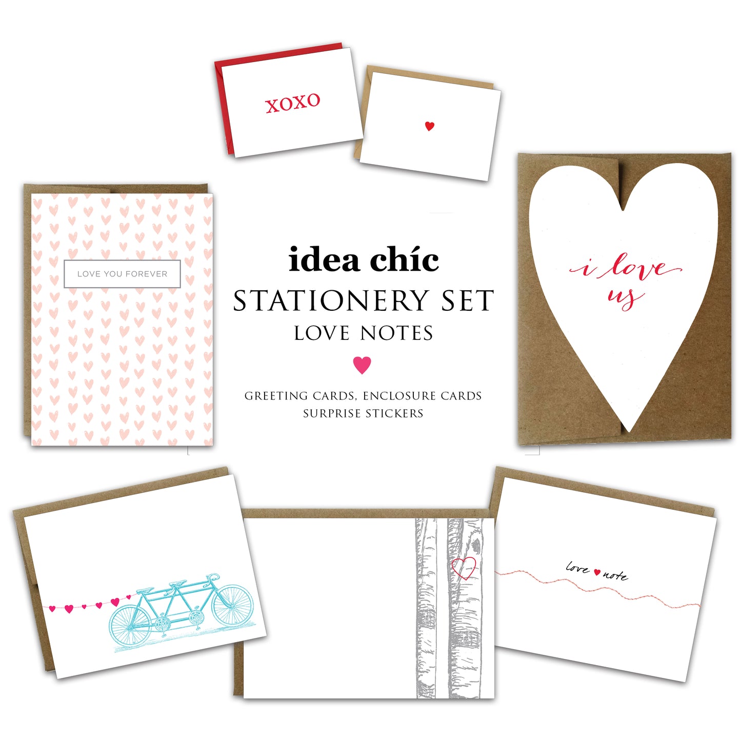 Love Notes Stationery Set - Idea Chíc