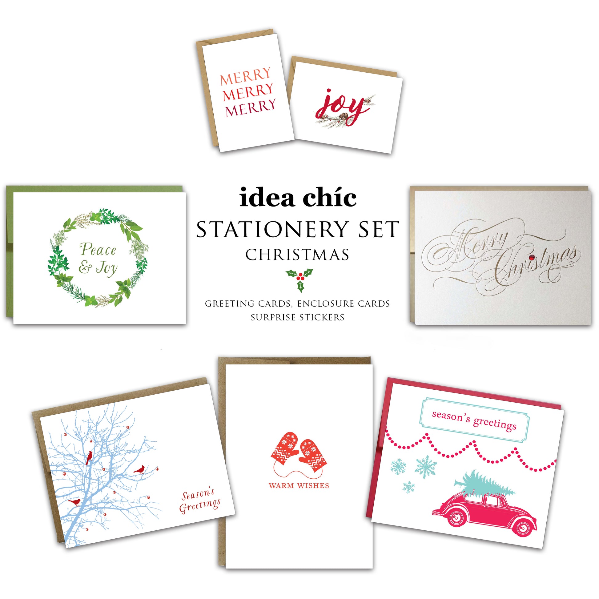 Christmas Stationery Box Set - Idea Chíc