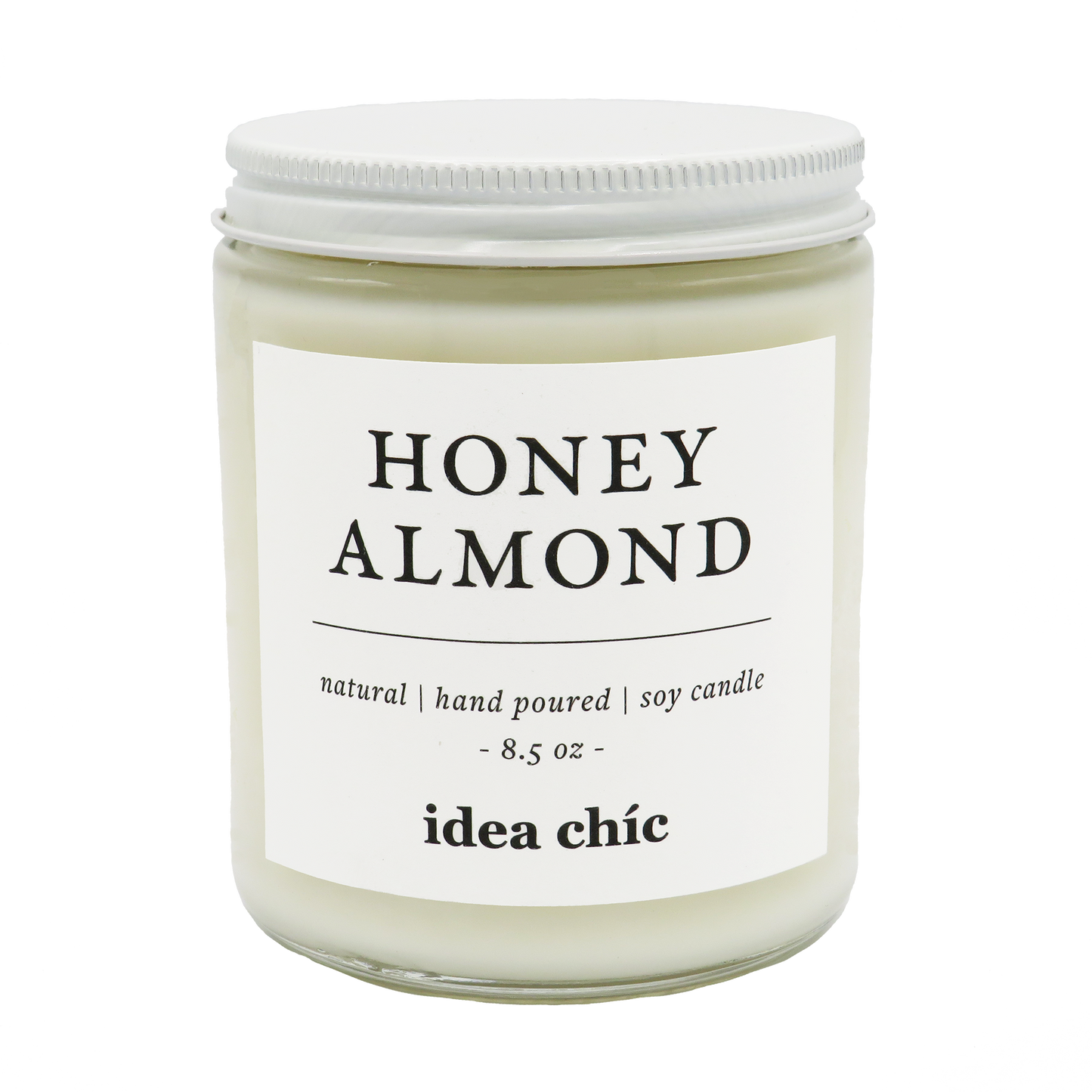 8.5 oz. Honey Almond Candle Glass Jar