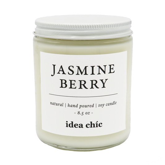 8.5 oz. Jasmine Berry Candle Glass Jar
