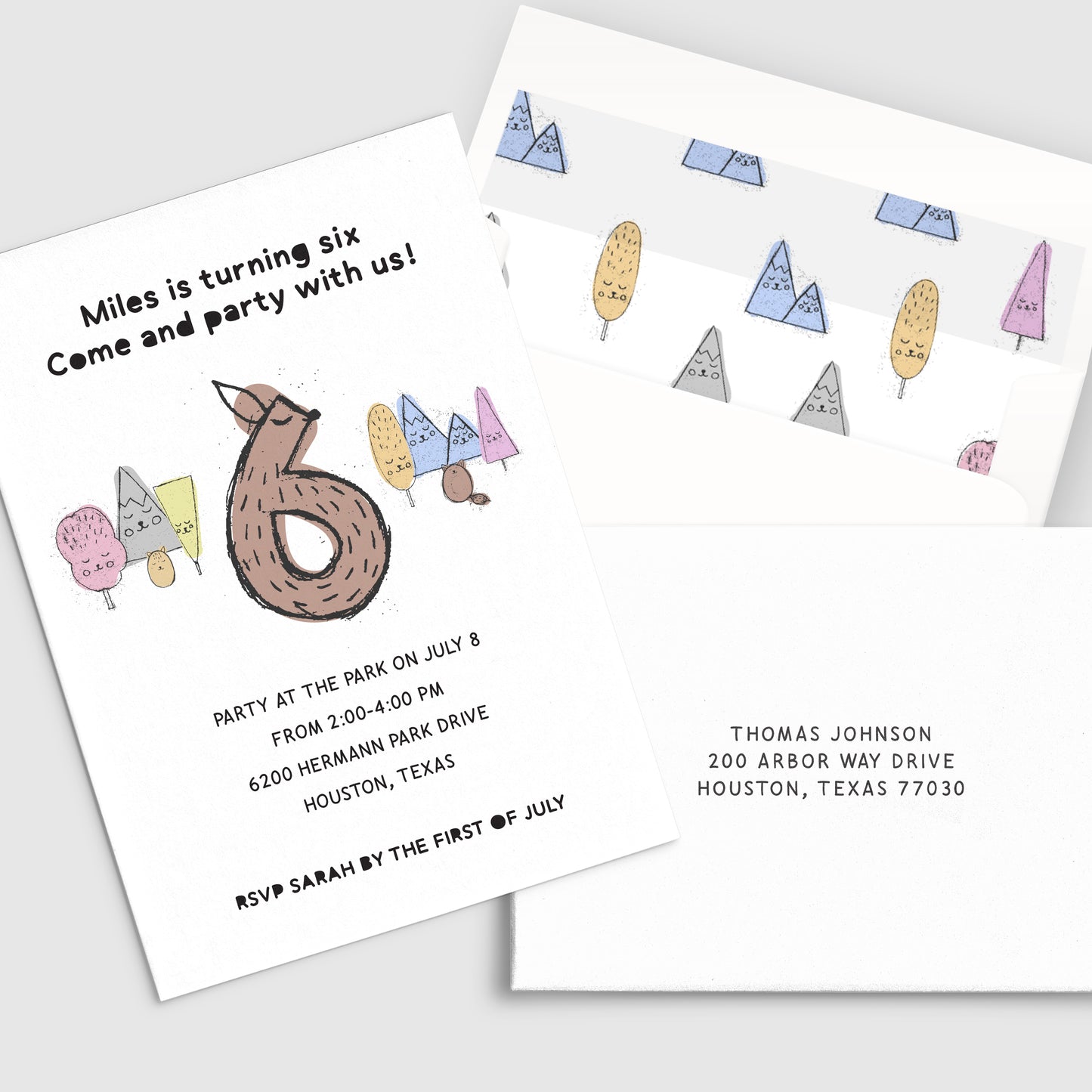 Invitation au 6e anniversaire de la forêt