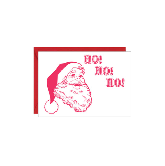 Enclosure Card - Ho Ho Ho Santa - 4 pack