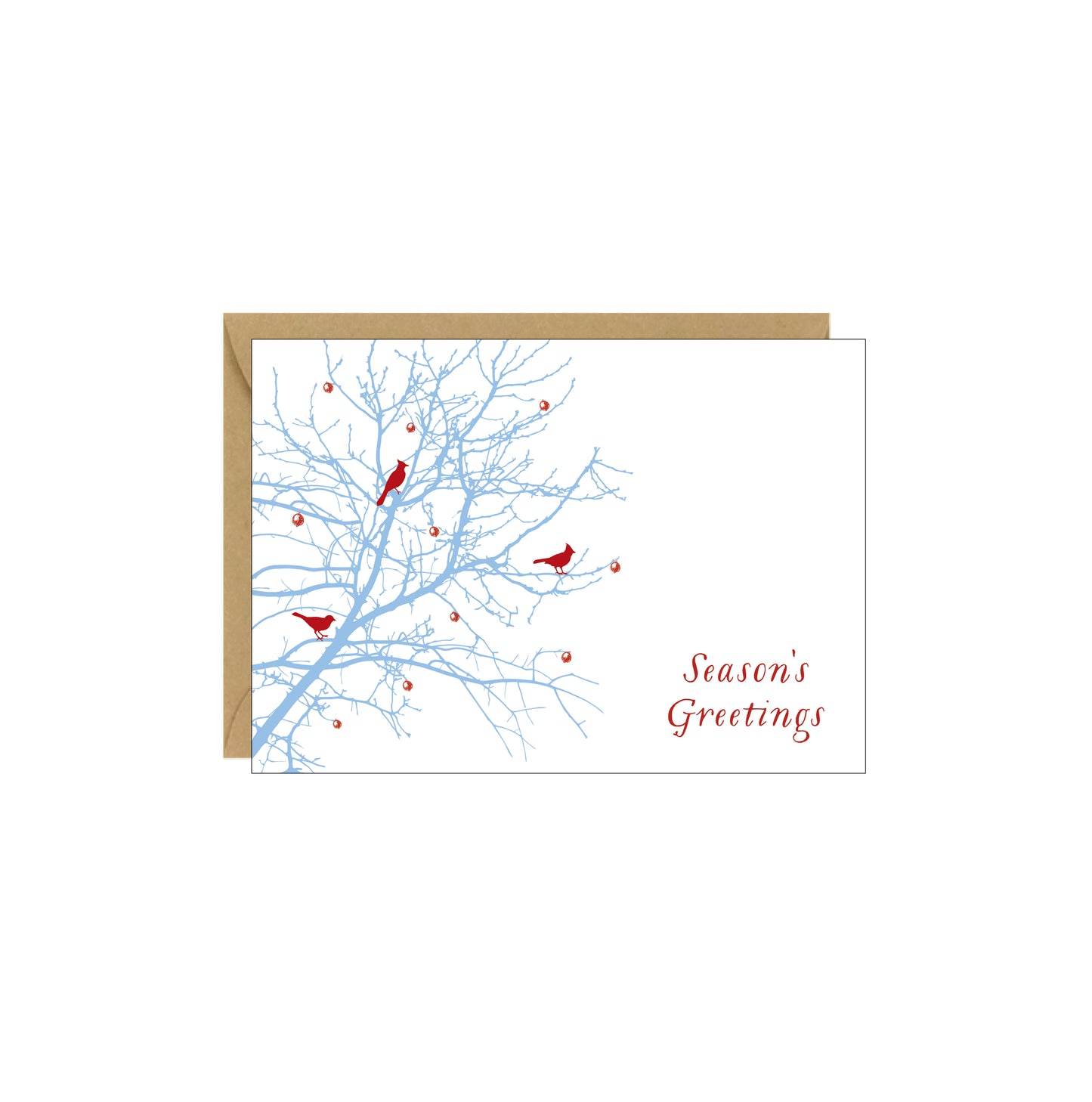 Enclosure Card - Berry, Bird & Branch Holiday - 4 pack